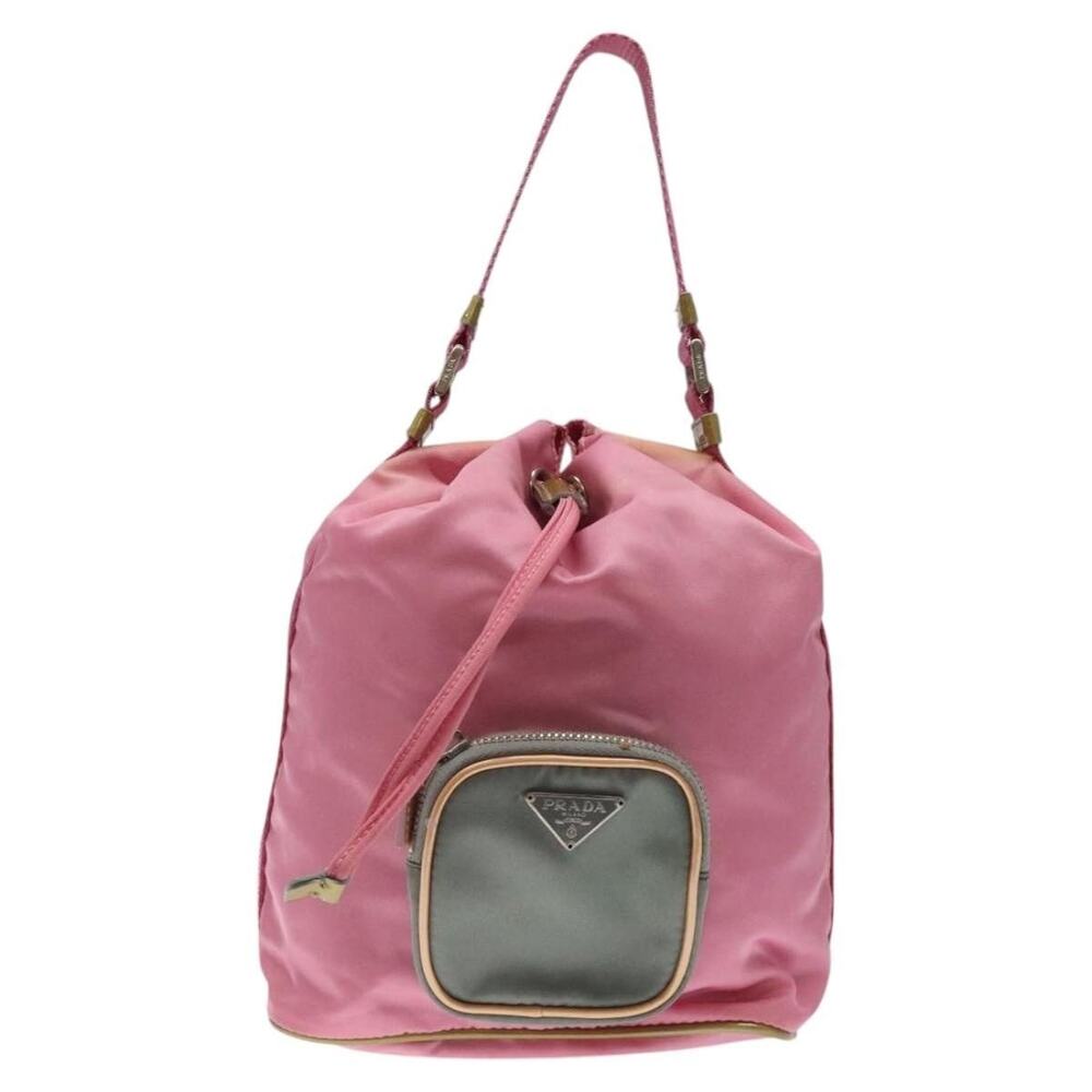 Prada Nylon Handbag Pink